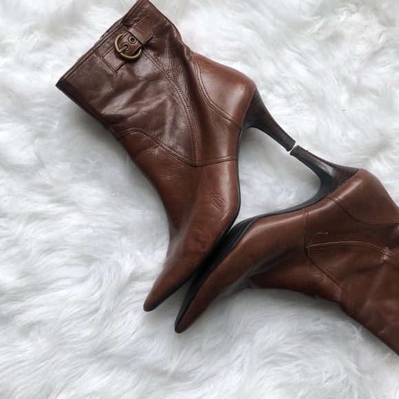 Nine West Eye Opener Pointy Toe Ankle Boots Size 8 1/2 - Picture 2 of 6